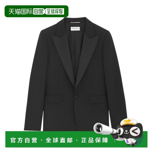香港直邮Saint Laurent 一粒扣羊毛西装外套 780354Y512W