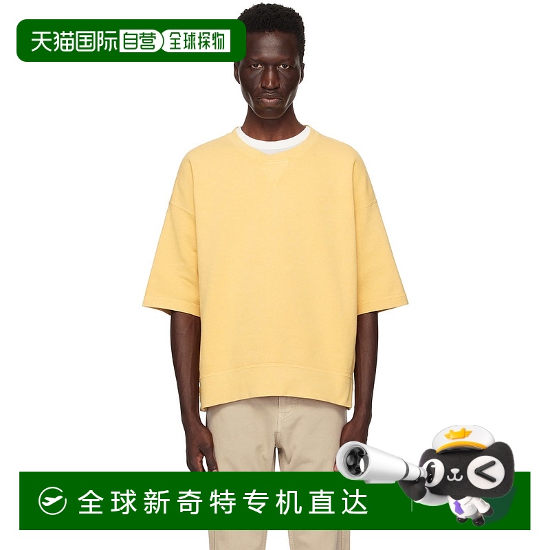香港直邮Visvim 维斯维木 男士 黄色 Jumbo SB 套头衫 0124105010