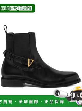 1h可退 香港直邮Versace 圆头切尔西靴子 10218481A14457