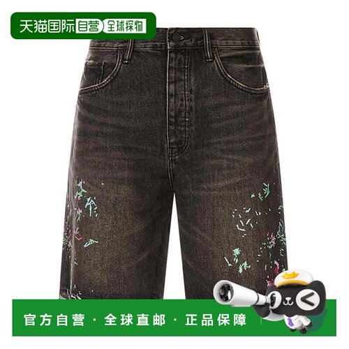 香港直邮Purple Brand 男士牛仔裤 P059UBSB226BLACK SS2026