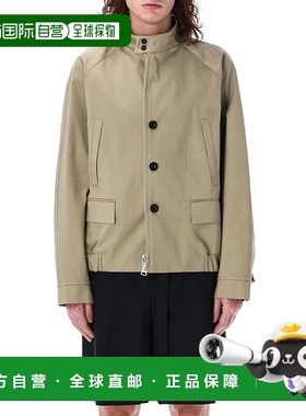 1h可退 香港直邮Sacai 男士 斜纹棉布夹克 2503603M651 beige米色