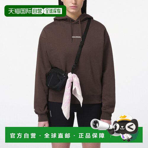 欧洲直邮Salomon 萨洛蒙 女士经典标识LOGO抓绒衣