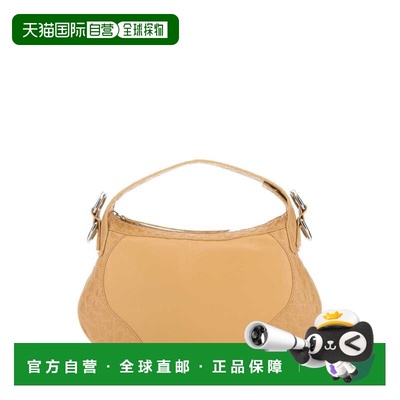 1h可退 香港直邮BY FAR 女士 YANA 沙色皮革手袋 22PFYANSCRNLLAR