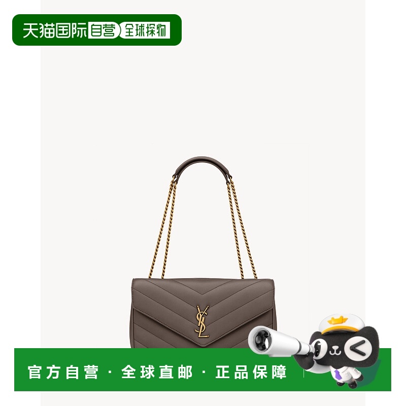 欧洲直邮YSL (2025) LOULOU 中号绗缝皮革包链条包斜挎包单肩包