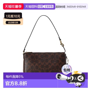 香港直邮COACH 专柜款Plaza 女士皮质单肩手提包
