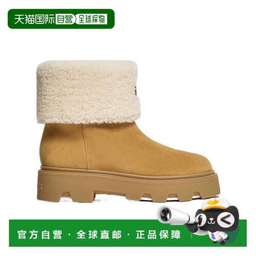 1h可退 香港直邮Moncler/盟可睐 女士 圆头短筒靴 crov厚底雪地靴