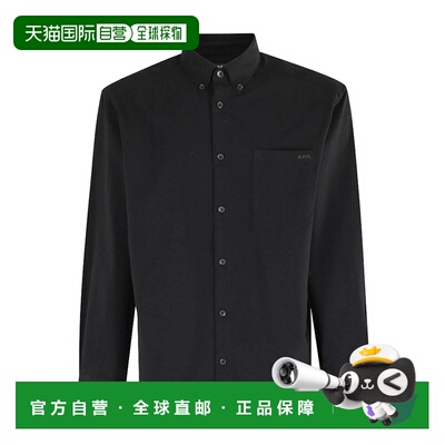 香港直邮A.P.C. 男士衬衫 COHAHH12599LZZ SS2026 黑色 A.P.C. Sh