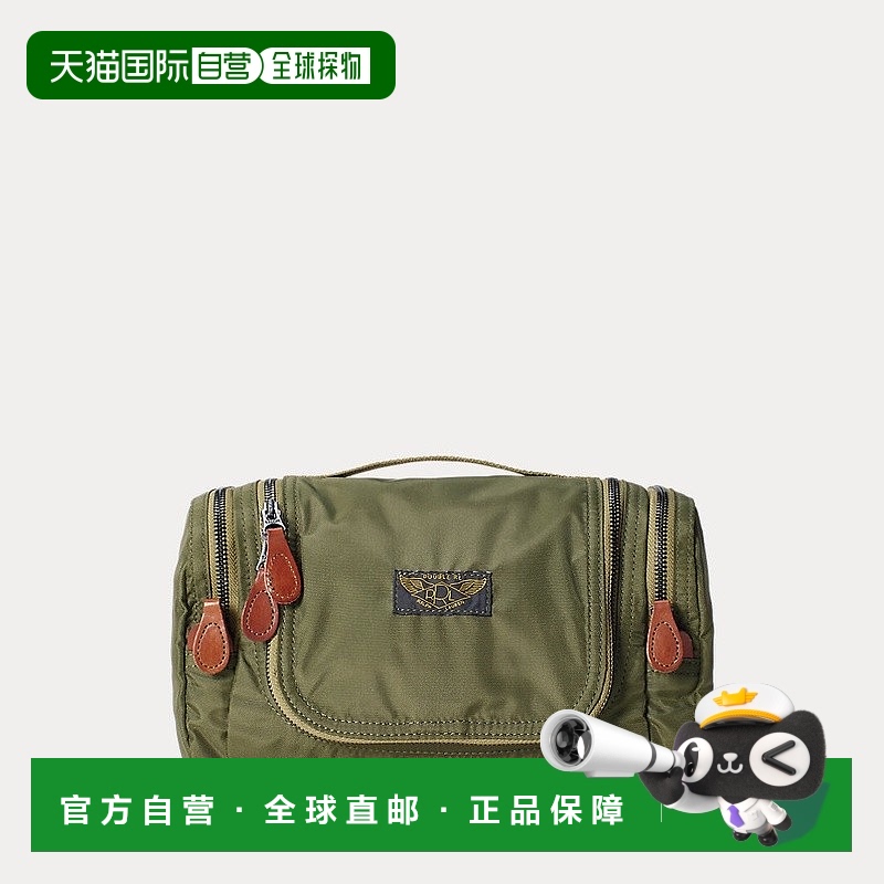 自营欧洲直邮RALPH LAUREN拉夫劳伦RRL尼龙旅行盥洗包