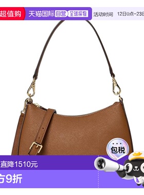 1h可退 香港直邮Lauren Ralph Lauren 女士 Danni 阴影皮革中号肩