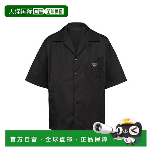 香港直邮PRADA 男士衬衫 SC4491WQ8SOOOF0002BLACK AW2026
