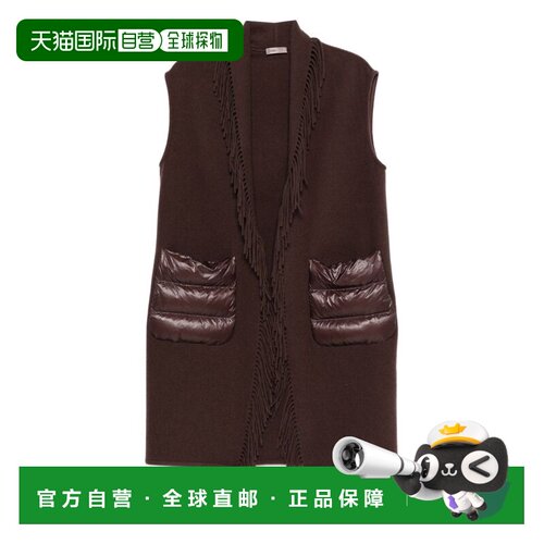 1h可退 香港直邮HERNO 女士马甲 GC00067DR333958810 AW2025 深棕