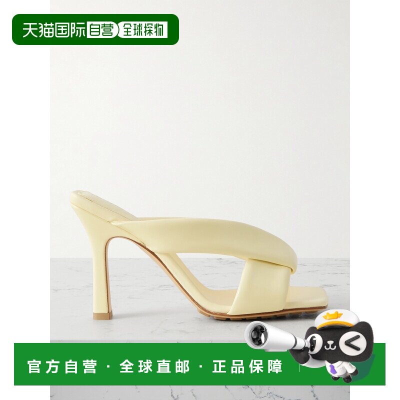 1h可退 香港直邮BottegaVeneta葆蝶家女士穆勒鞋高跟凉鞋图片