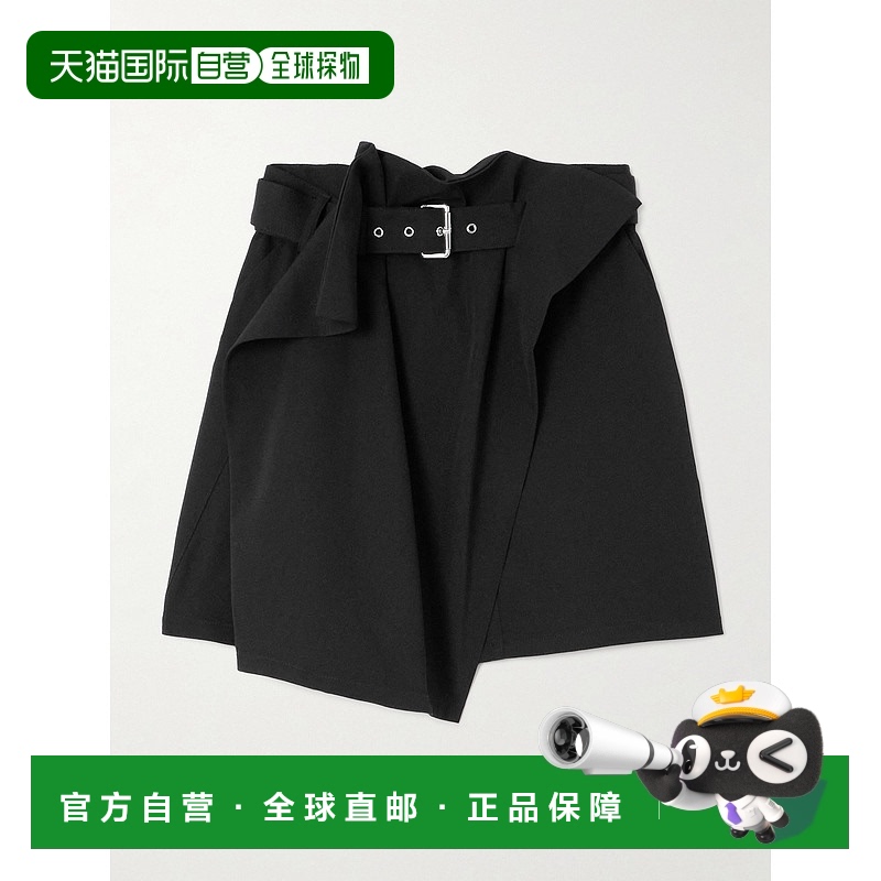 香港直邮J.W. Anderson 女士 褶皱羊毛半身裙 SK0174PG0011银色