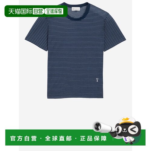 香港直邮Ami Paris 女士T恤 FTS373JE0212A044 CO 支付后1h可退