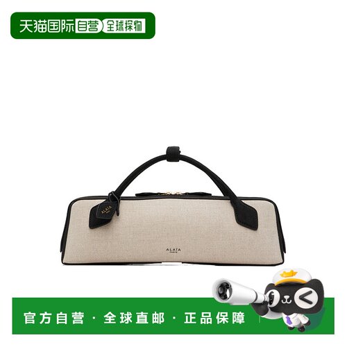 香港直邮Alaia 拉链手提包 AA1S06026CA582黑色包白色包