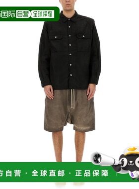 1h可退 香港直邮RICK OWENS DRKSHDW 男士衬衫 DU01E3297PF09 SS2