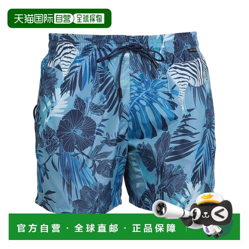 1h可退 香港直邮Etro 艾特罗 男士 泳裤 blue蓝色 舒适时尚