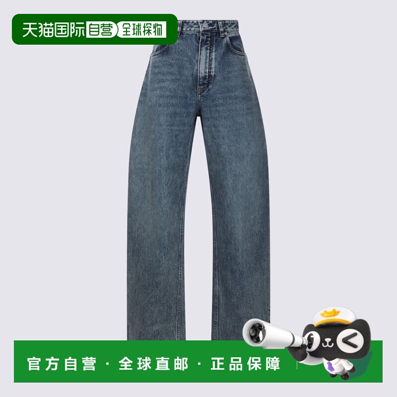 1h可退 欧洲直邮ALAIA 女士牛仔裤 AA9P1280D017CA29 AW2026 蓝色图片