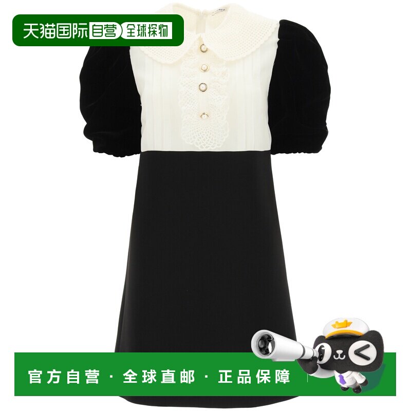 香港直邮MIU MIU 女士半身裙 MF43041TF6F0002 AW2021 黑色 Miu m