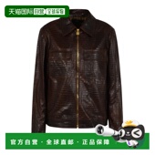 欧洲直邮amiri 男士 皮质外套