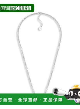 自营1h可退 欧洲直邮Dior 迪奥 男士银色银制项链新款