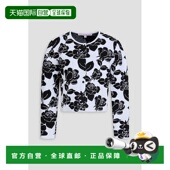 花朵提花针织开衫 1h可退 女士 短款 香港直邮CAROLINA HERRERA