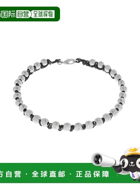 欧洲直邮BALENCIAGA (2025新品) Malibu Ball 银色项链