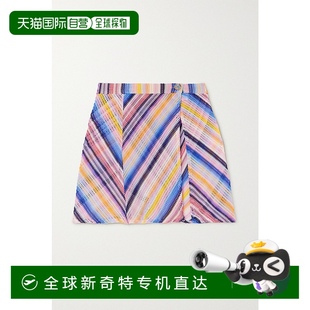 条纹钩编针织迷你半身 1小时内可退 香港直邮MISSONI 米索尼 女士