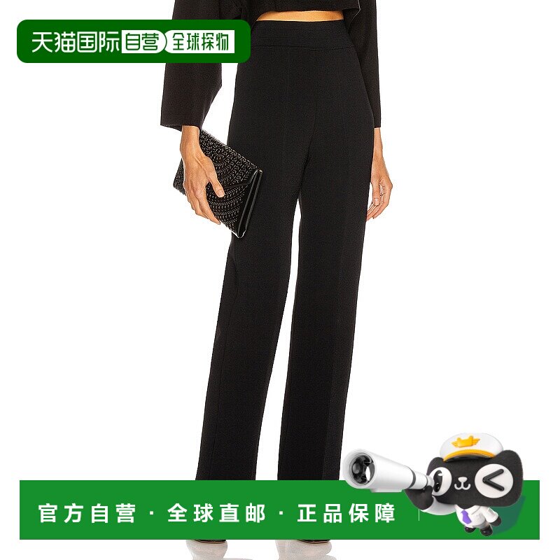 香港直邮Alaia 女士 精细剪裁裤子 AA9PA080TM521阔腿裤直筒裤