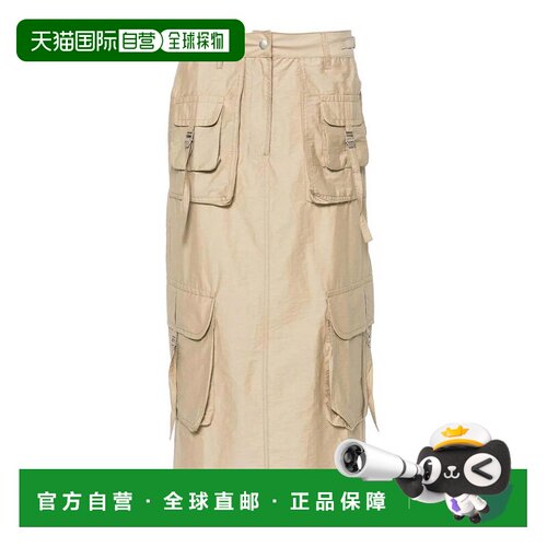 1h可退 香港直邮ACNE STUDIOS 女士半身裙 AF0467BEIGE SS2025 卡