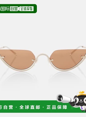 香港直邮Gucci 古驰 女士 双G猫眼太阳眼镜 000919太阳镜