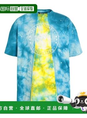 香港直邮Palm Angels 棕榈天使 男士 T恤 blue蓝色 舒适时尚