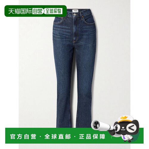 1h可退AGOLDE 女士 高腰瘦腿直筒牛仔裤 A9096B1456CONTEST直筒直