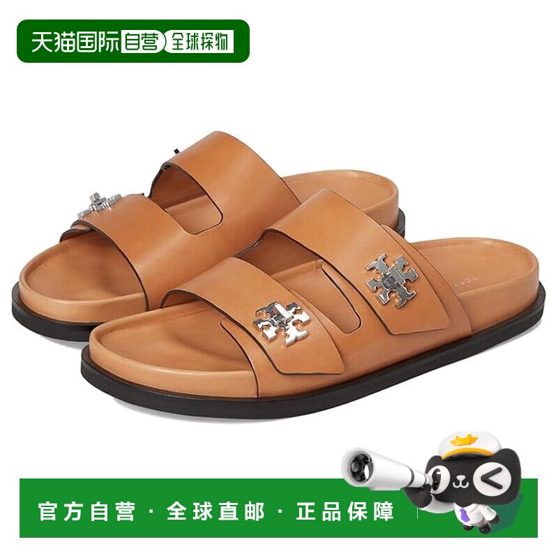 1h可退 美国直邮Tory Burch 托里 伯奇 女士 Lock T带运动凉拖凉