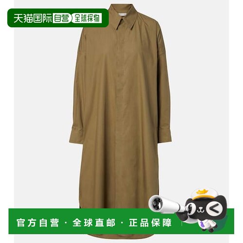 香港直邮The Frankie Shop 女士 Bloom 棉府绸衬衫式连衣裙