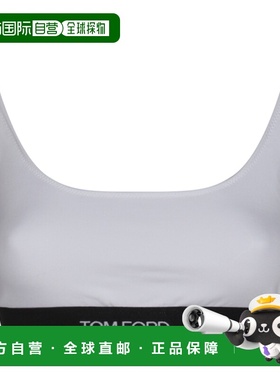 1h可退 香港直邮Tom Ford 汤姆 福特 女士 白色莫代尔上衣 BRJ016