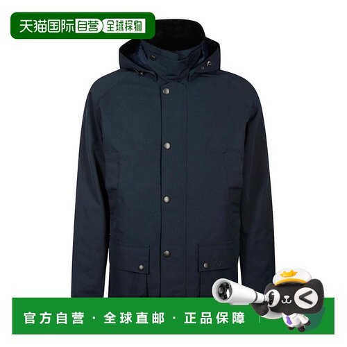 香港直邮Barbour 男士夹克 MWB1001MWBNY51 CO 黑色 Giubbotto Ba