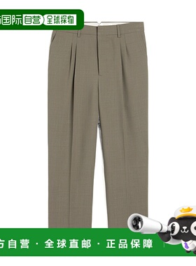 香港直邮Ami Paris 褶皱休闲裤 HTR111WV00660羊毛