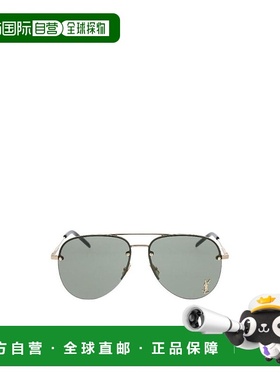 香港直邮Saint Laurent 徽标太阳镜 CLASSIC 11M