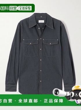 1h可退 香港直邮Lemaire 女士 有机棉衬衫 SH1187LF1399 grey灰色