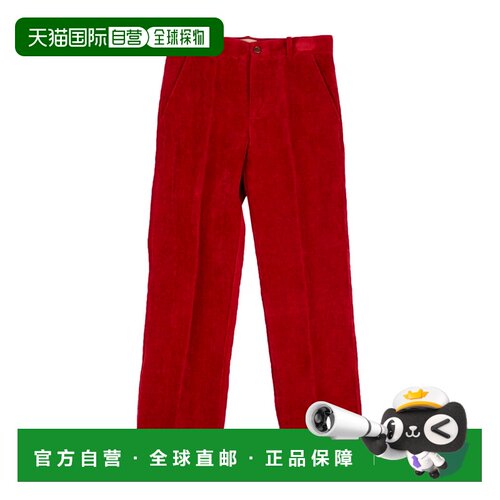 1h可退 香港直邮Gucci 古驰 女童 休闲长裤童装 red红色 舒适时尚