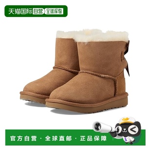 1h可退 香港直邮Ugg 女童 Bailey II 迷你蝴蝶结靴子(儿童)童鞋