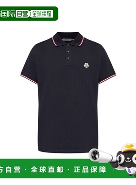 1h可退 香港直邮Moncler 盟可睐 男士 徽标贴布Polo衫 L10918A703