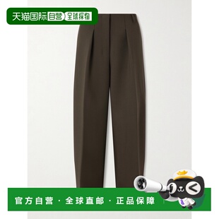 24EPAW00079阔腿裤 1h可退 褶裥绉纱长裤 Ovalo Jacquemus 女士