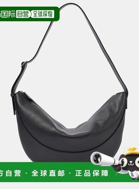 1h可退 香港直邮The Row 女士 Jouve 皮革斜挎包 black黑色 舒适