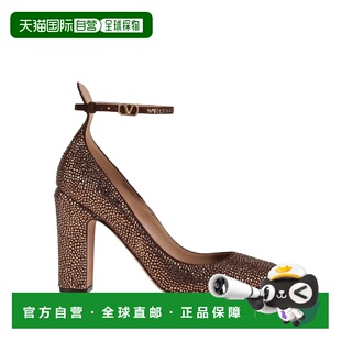 华伦天奴 舒适时尚 女士 brown棕色 浅口鞋 香港直邮valentino