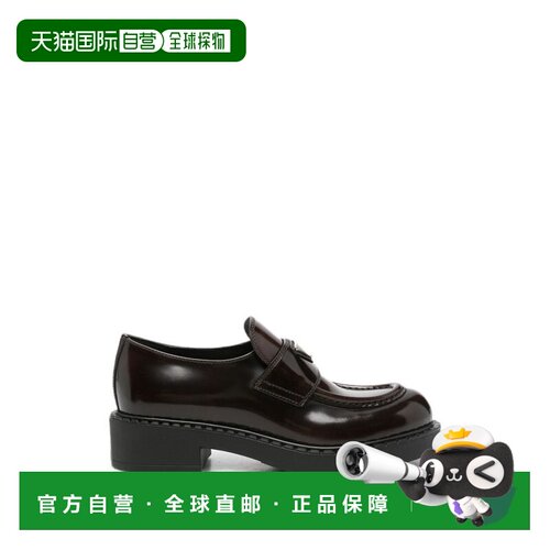 香港直邮Prada 普拉达 女士 棕色平底鞋 1D246MX6OF0038