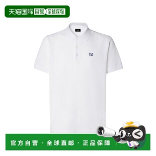 芬迪 衫 男士 Polo FY1309AY0I 徽标刺绣短袖 香港直邮Fendi