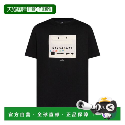 香港直邮Paul Smith 男士 By and Polos T恤黑色T恤 M2R011RWP686