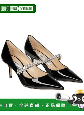 香港直邮 Jimmy Choo Bing 晶饰高跟鞋 BINGPUMP65PAT单鞋